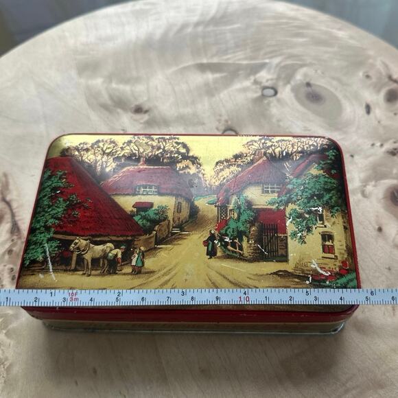 Vintage Blue Bird Toffee Tin Henry Vincent Ltd. Hunnington - Picture 7 of 10
